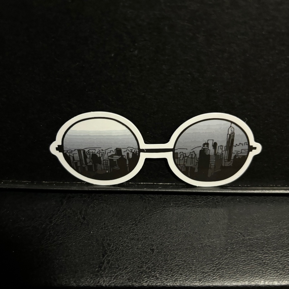 CITY VIEW SUNGLASSES STICKER